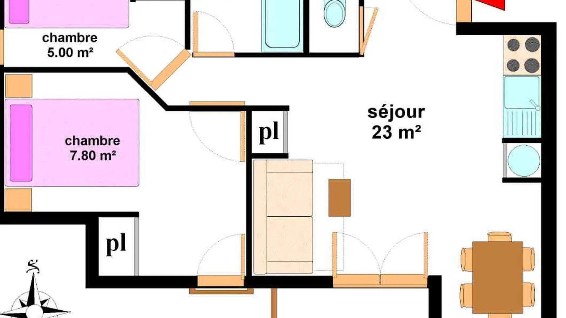 Appartement 6 Pers. Aussois Avec Terrasse Et Parking - Fr-1-508B-49